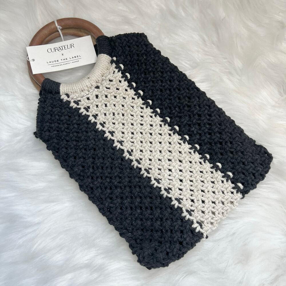 New Women’s Curateur x Laude The Label Gabby Boho Macrame Bag